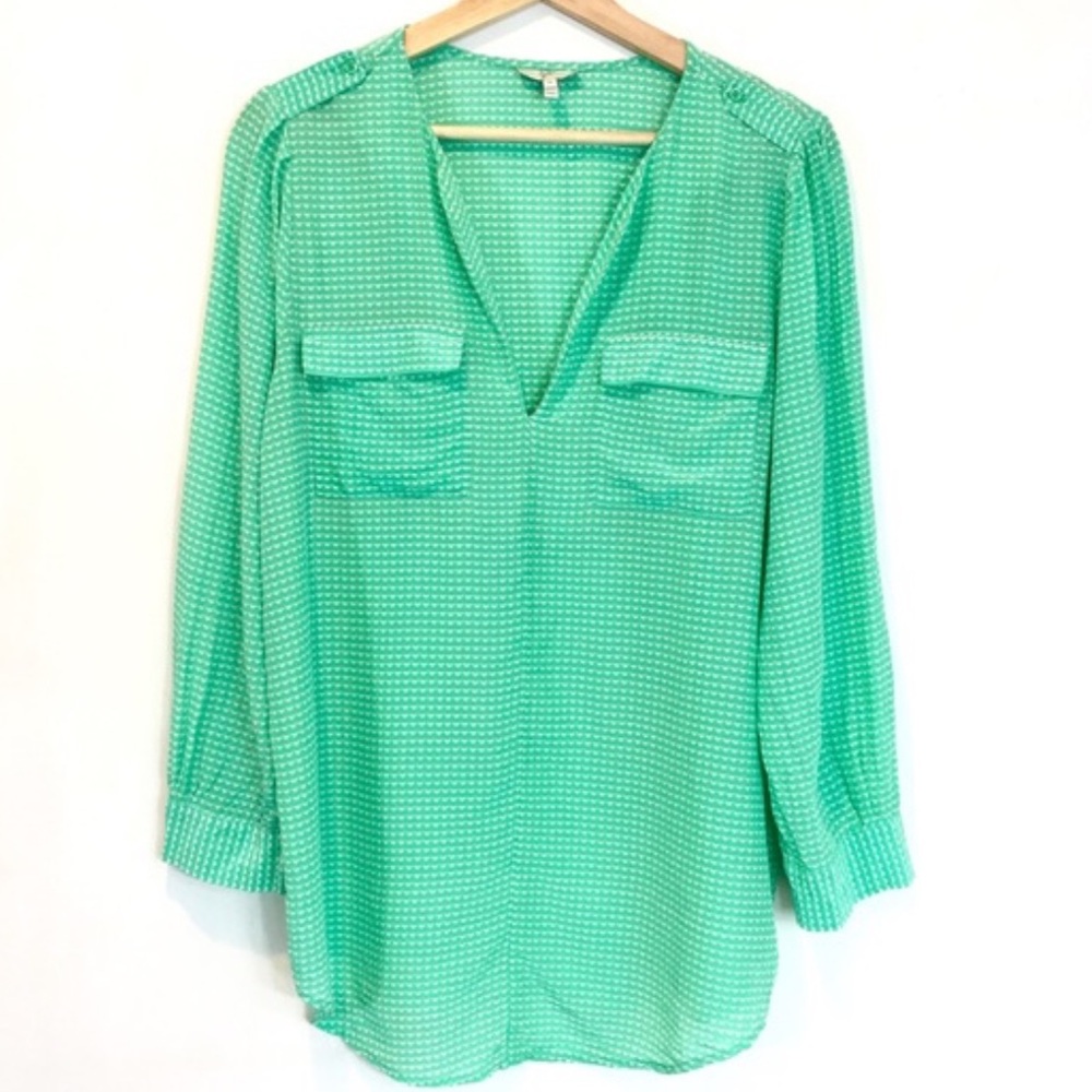 JOIE Marlo Silk Printed Blouse Size XS